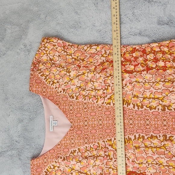 IzaacMizarahi Pink and orange print dress. - Picture 7 of 12